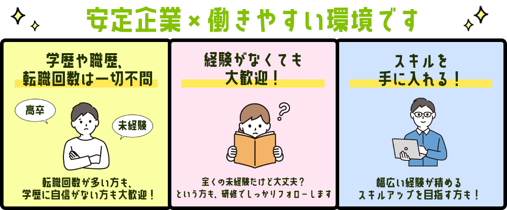 株式会社バックスグループのアピールポイントイメージ